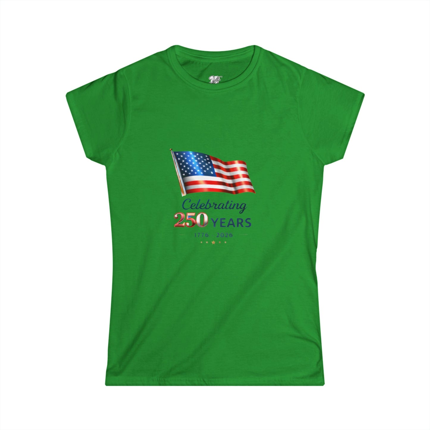 Women's Tee - USA Flag "Celebrating 250 Years"  1776–2026 Patriotic Independence Day Shirt
