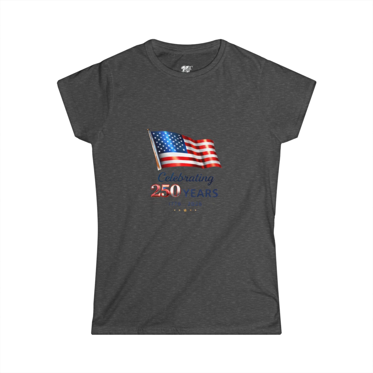Women's Tee - USA Flag "Celebrating 250 Years"  1776–2026 Patriotic Independence Day Shirt