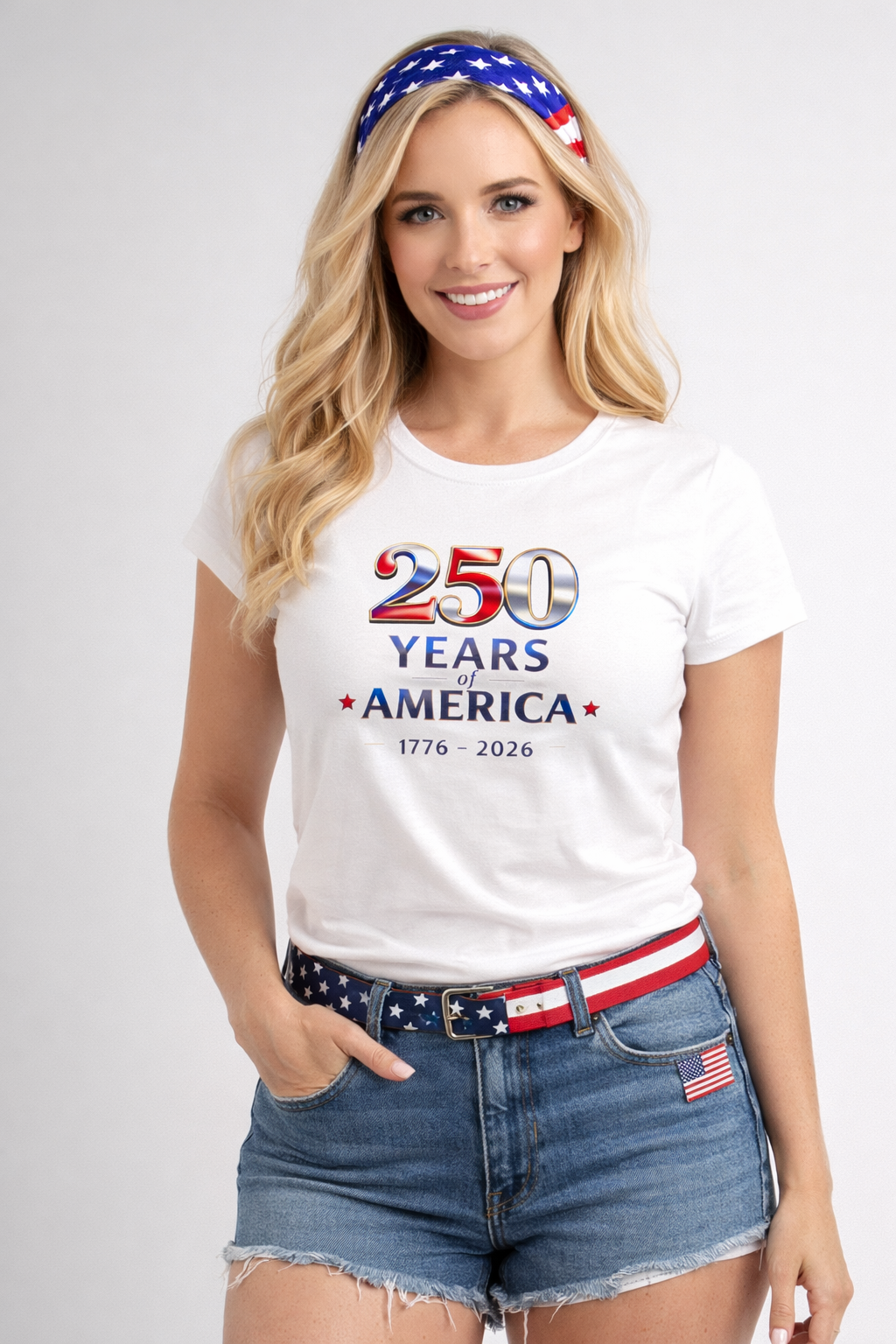 Women's Tee — 1776–2026 Patriotic Anniversary Shirt 250 Years America
