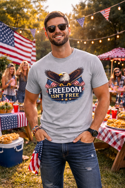 Unisex — Men's and Women's — Freedom Isn’t Free Eagle T-Shirt