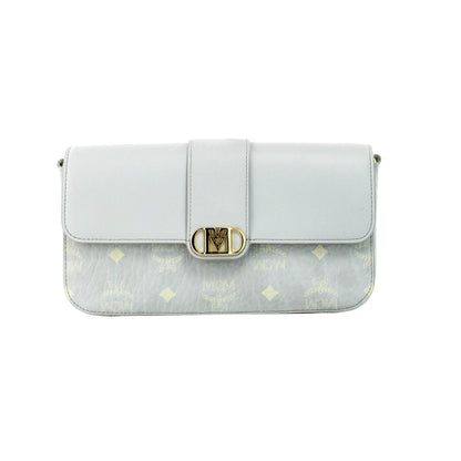 MCM Small Mode Travia Leather Shoulder Crossbody Clutch