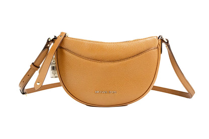 Michael Kors Dover Small Luggage Half Moon Crossbody Bag