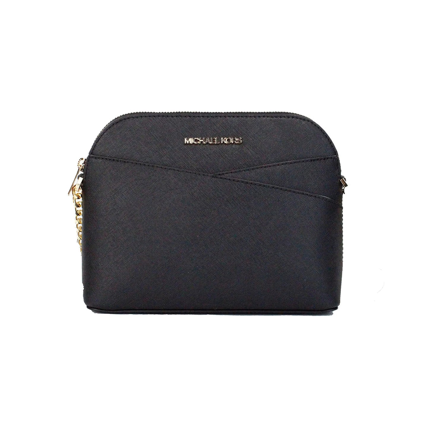 Michael Kors Jet Set Medium Black X Cross Dome Crossbody