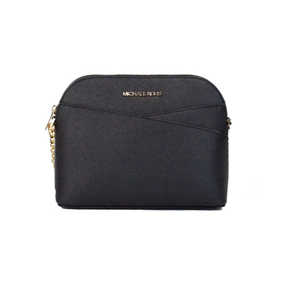 Michael Kors Jet Set Medium Black X Cross Dome Crossbody