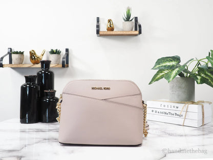 Michael Kors Jet Set Medium Pink X Cross Dome Crossbody