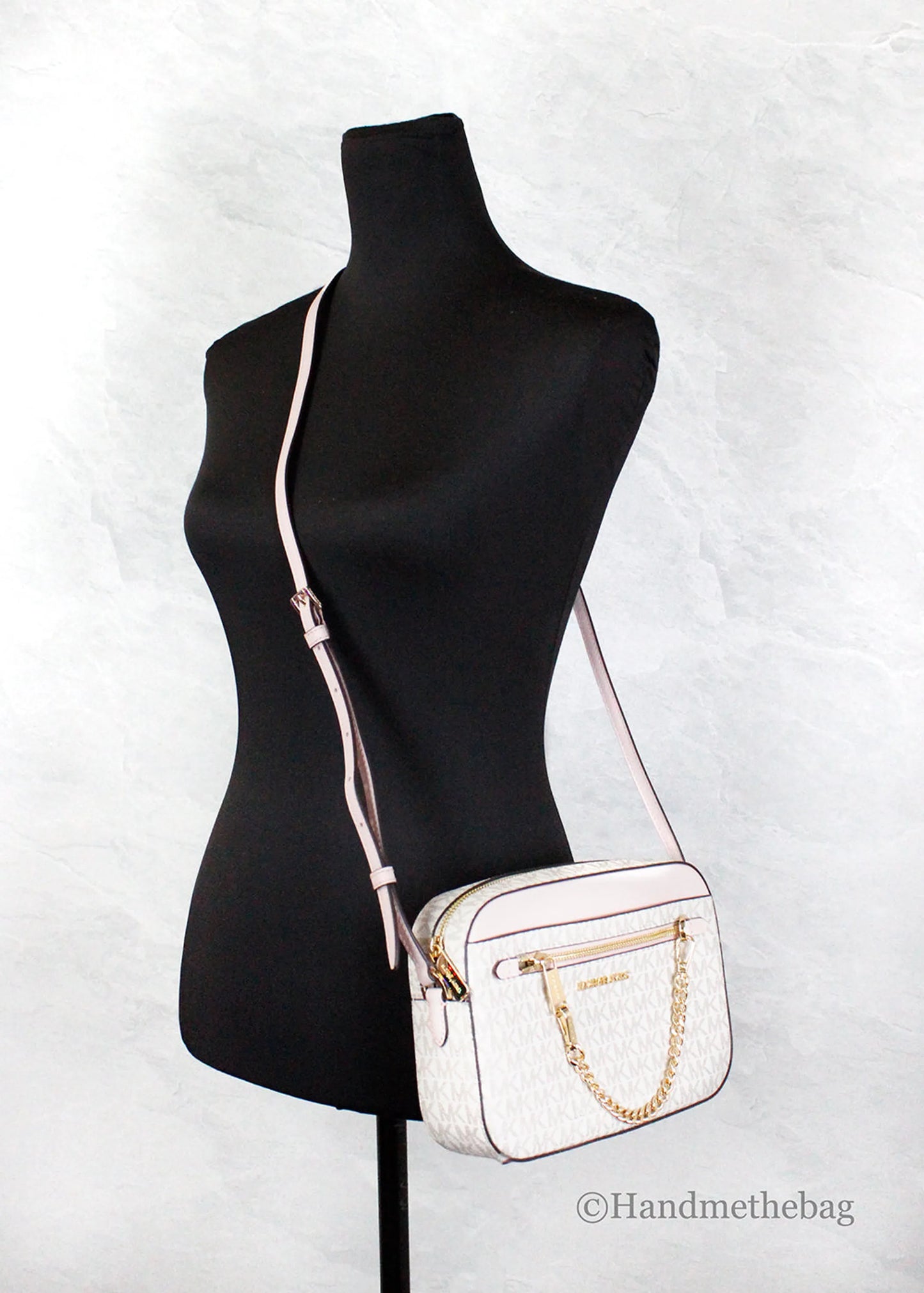 Michael Kors Jet Set EW Zip Chain Crossbody