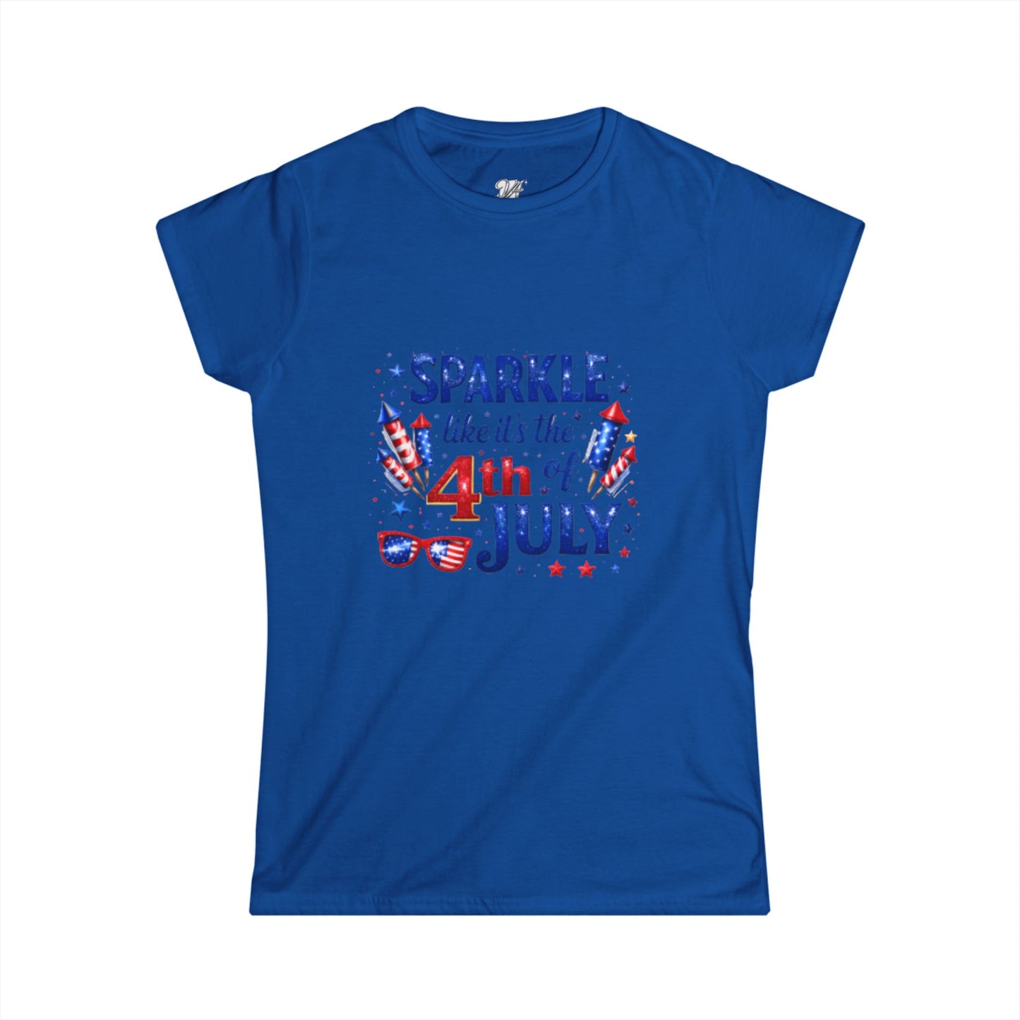 Women's Tee — 4th of July Sparkle Tee — "Sparkle like it's the 4th of July" Patriotic Shirt